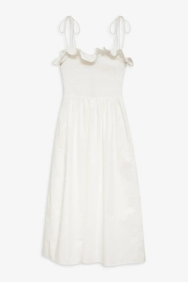 Women Dresses For Love and Lemons Bethany Midi Dress White Women Dresses For Love and Lemons Bethany Midi Dress White