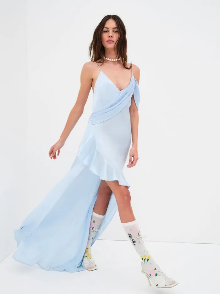 Women Dresses For Love and Lemons James Maxi Dress Blue