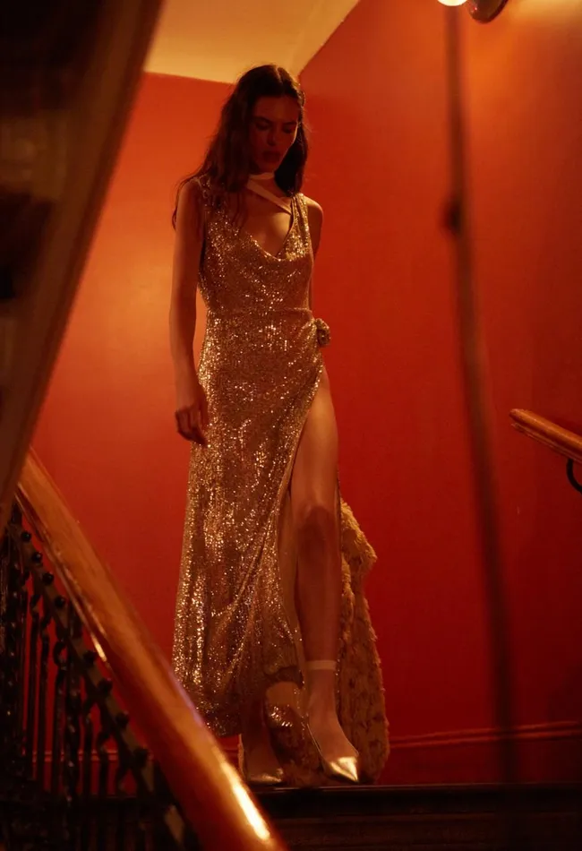 Women Dresses For Love and Lemons Tia Maxi Dress Silver Women Dresses For Love and Lemons Tia Maxi Dress Silver