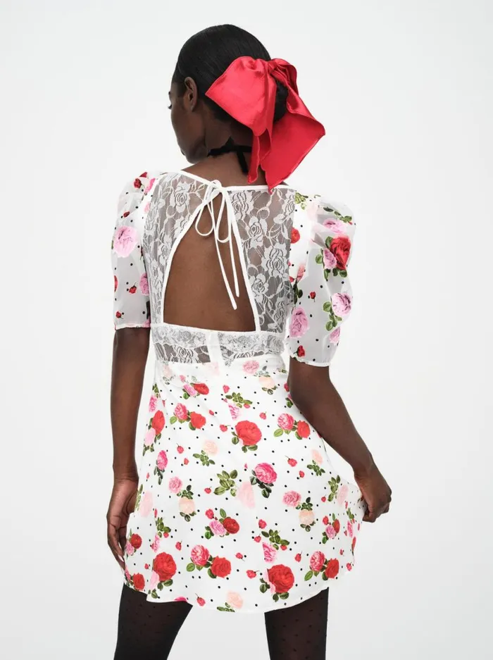 Women Dresses For Love and Lemons Wynter Mini Dress White Women Dresses For Love and Lemons Wynter Mini Dress White