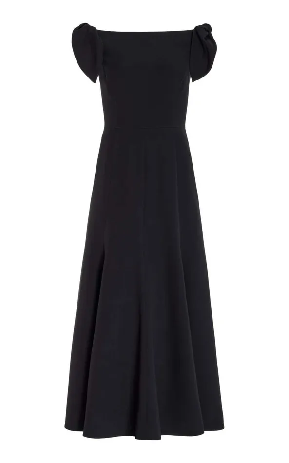 Women Dresses Gabriela Hearst Eda Dress In Black Silk