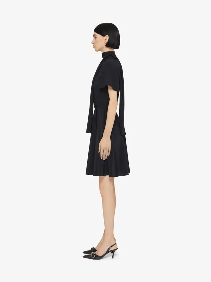 Women Dresses Givenchy Dress In Silk With Lavallire Black