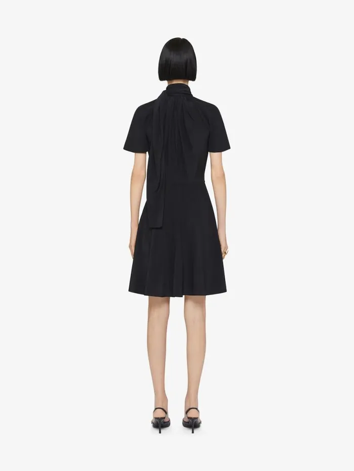 Women Dresses Givenchy Dress In Silk With Lavallire Black