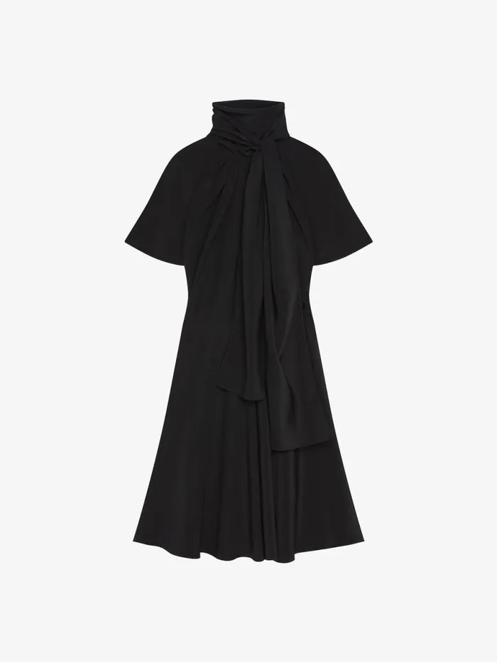 Women Dresses Givenchy Dress In Silk With Lavallire Black