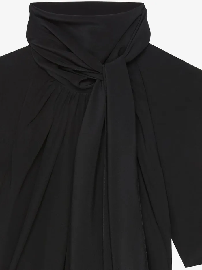 Women Dresses Givenchy Dress In Silk With Lavallire Black