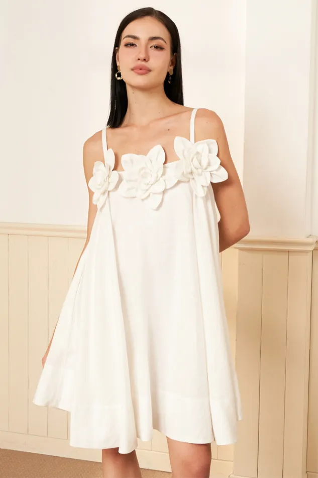 Women Dresses YUMI KIM CHESTER LINEN DRESS Linen White