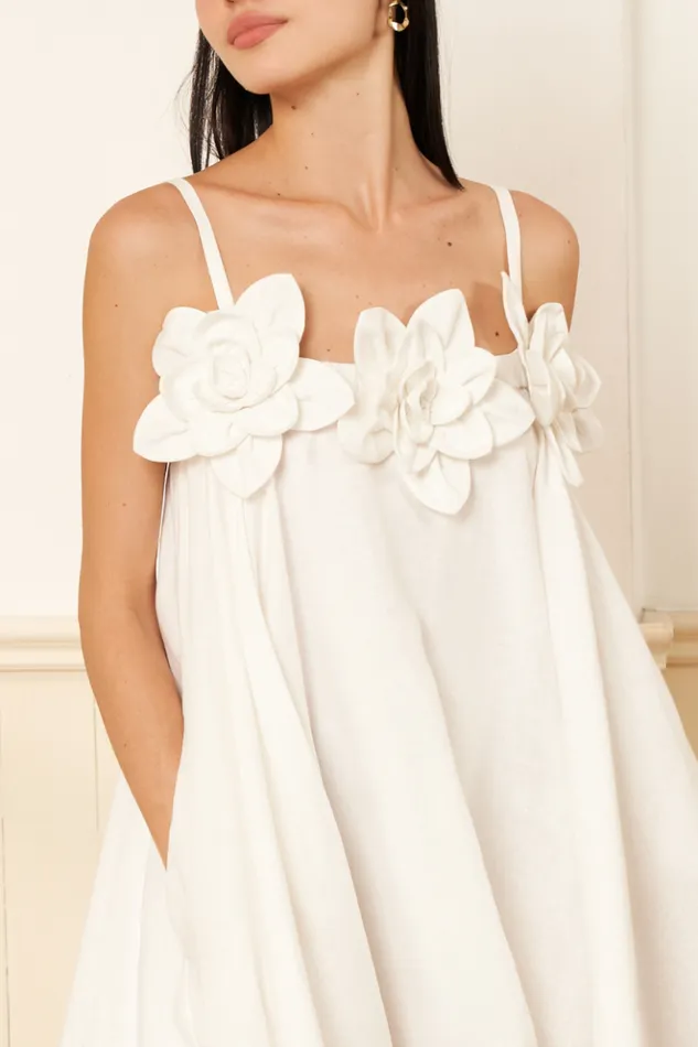 Women Dresses YUMI KIM CHESTER LINEN DRESS Linen White