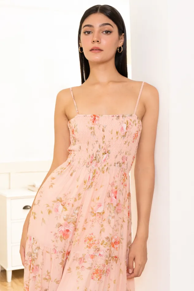 Women Dresses YUMI KIM Maui Dress Floral Dress Flirty Floral Blush