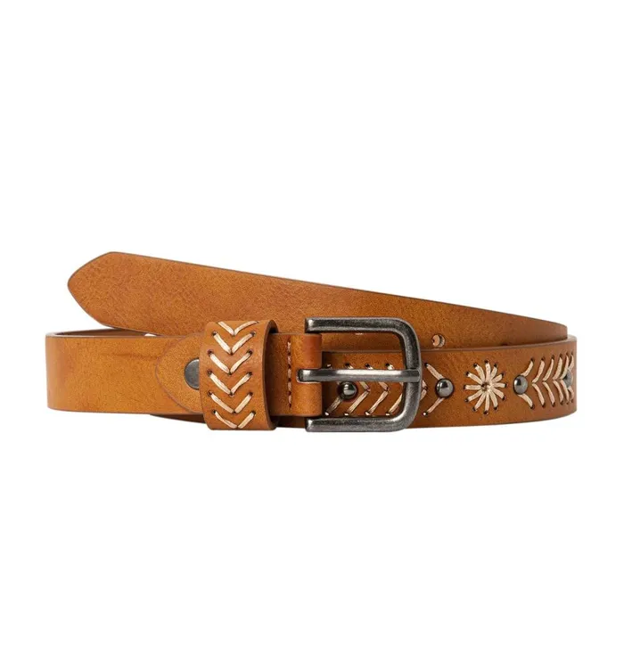 Women Embroidered Belt 8211 Camel Promod Belts
