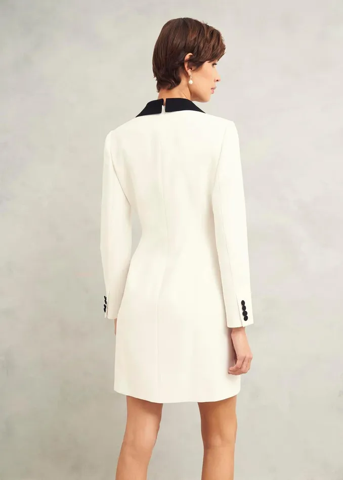 Women Exbury Dress Ivory Black Hobbs Dresses and Jumpsuits