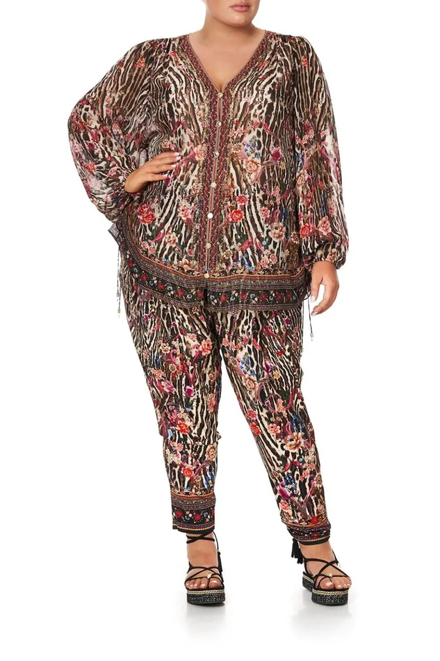 Women Extended Sizes Camilla Harem Pants With Front Pleats Liv A Little