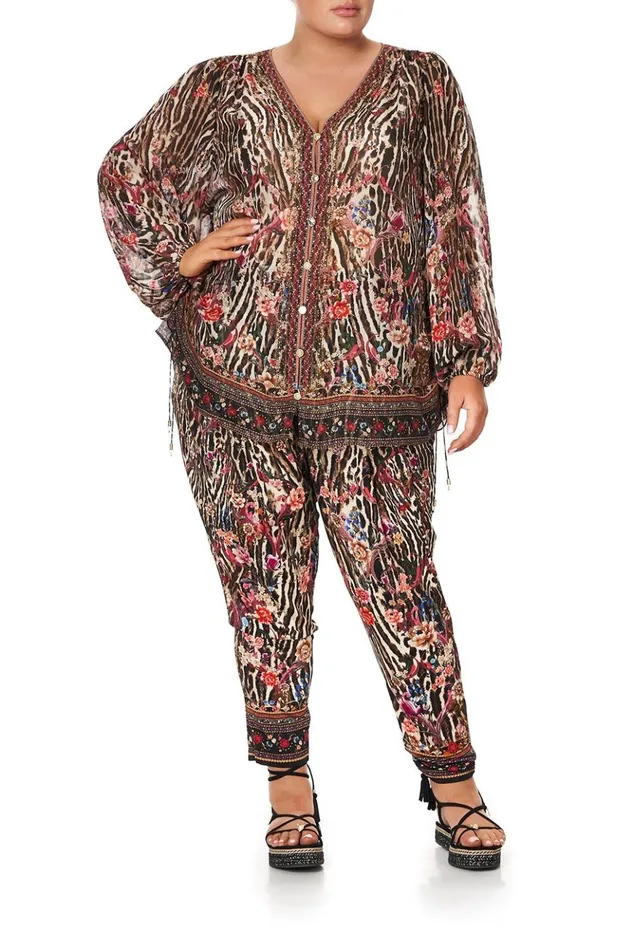 Women Extended Sizes Camilla Harem Pants With Front Pleats Liv A Little