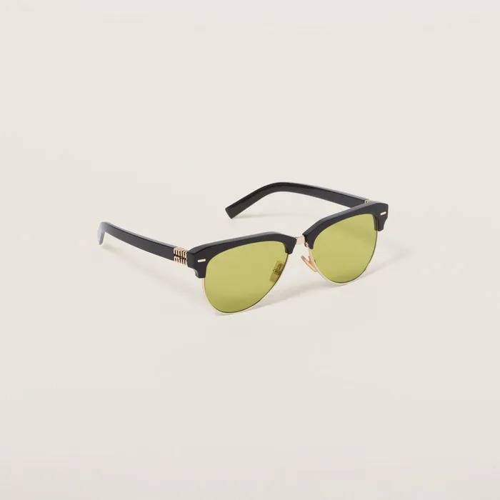 Women Eyewear Miu Miu Miu Miu Runway Sunglasses Acid Yellow Lenses Women Eyewear Miu Miu Miu Miu Runway Sunglasses Acid Yellow Lenses