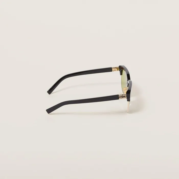 Women Eyewear Miu Miu Miu Miu Runway Sunglasses Acid Yellow Lenses Women Eyewear Miu Miu Miu Miu Runway Sunglasses Acid Yellow Lenses