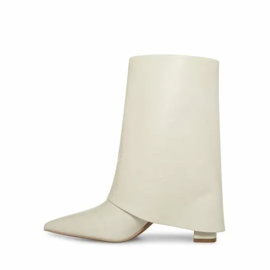 Women FALLON BONE LEATHER Bone Leather Steve Madden Boots and Booties Women FALLON BONE LEATHER Bone Leather Steve Madden Boots and Booties