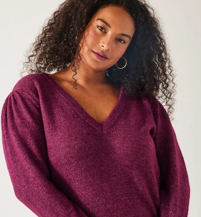 Women Flecked Jumper Dress 8211 Red Promod Dresses Women Flecked Jumper Dress 8211 Red Promod Dresses