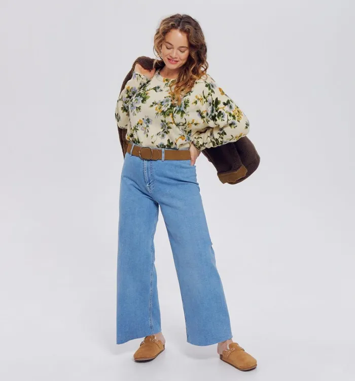 Women Floral Jumper 8211 Ecru Print Promod Jumpers And Cardigans Women Floral Jumper 8211 Ecru Print Promod Jumpers And Cardigans