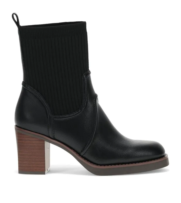 Women Galatia Heeled Midi Boot Black Baretraps Booties