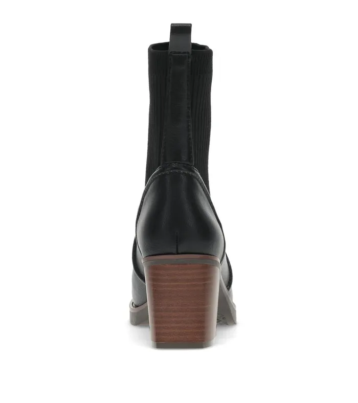 Women Galatia Heeled Midi Boot Black Baretraps Booties