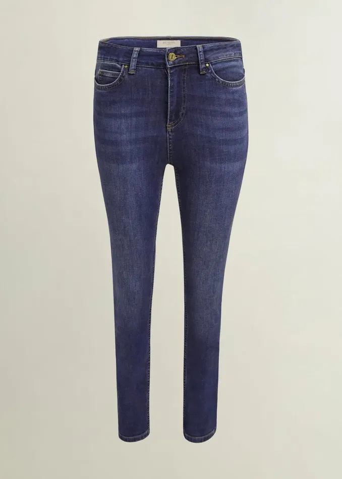Women Gia Sculpting Jeans Mid Wash Hobbs Trousers