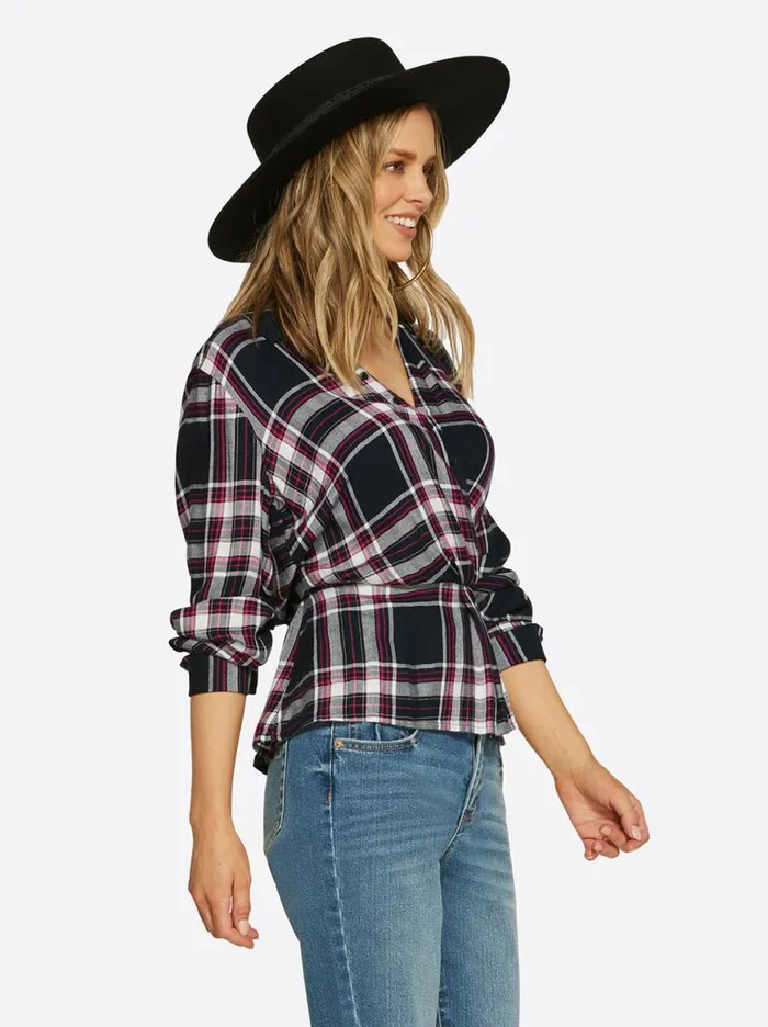 Women Gillian Top In Bakers Plaid Jessica Simpson Tops and Tees