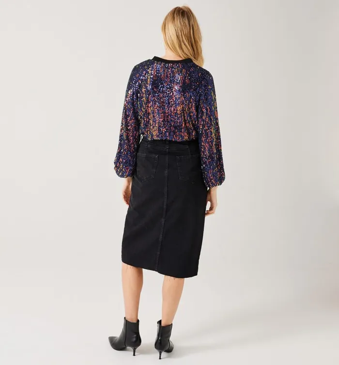 Women Glitzy Blouse 8211 Prune Fonce Promod Shirts And Tunics Women Glitzy Blouse 8211 Prune Fonce Promod Shirts And Tunics