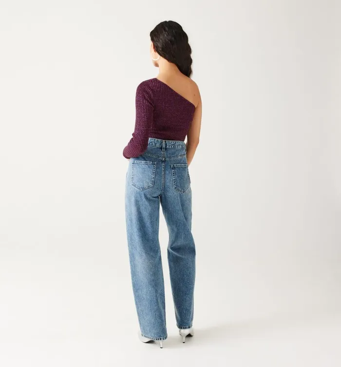 Women Glitzy OneShoulder Jumper 8211 Violet Promod Jumpers And Cardigans Women Glitzy OneShoulder Jumper 8211 Violet Promod Jumpers And Cardigans