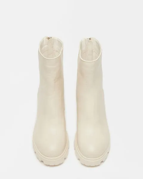 Women GOUCHO BONE LEATHER Bone Leather Steve Madden Boots and Booties Women GOUCHO BONE LEATHER Bone Leather Steve Madden Boots and Booties