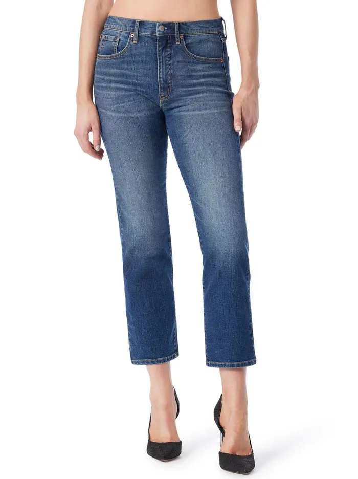 Women Harmony Straight High Rise Jeans In Particles Jessica Simpson Bottoms