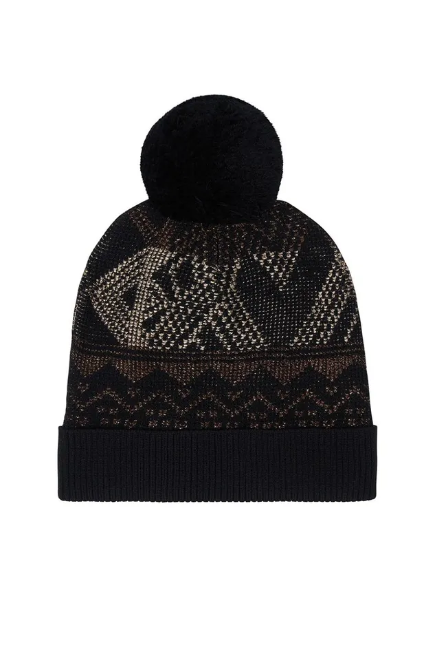 Women Hats And Hair Accessories Camilla Knit Beanie With Pom Pom Flight Of Amun