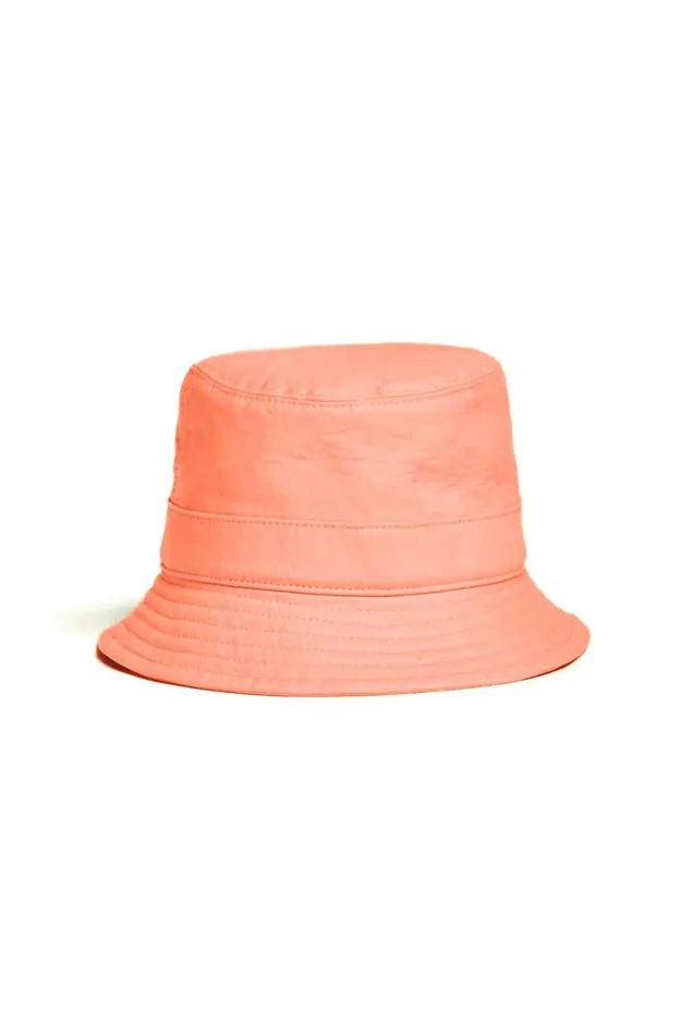 Women Hats Gabriela Hearst Bucket Hat In Watermelon Tourmaline Linen