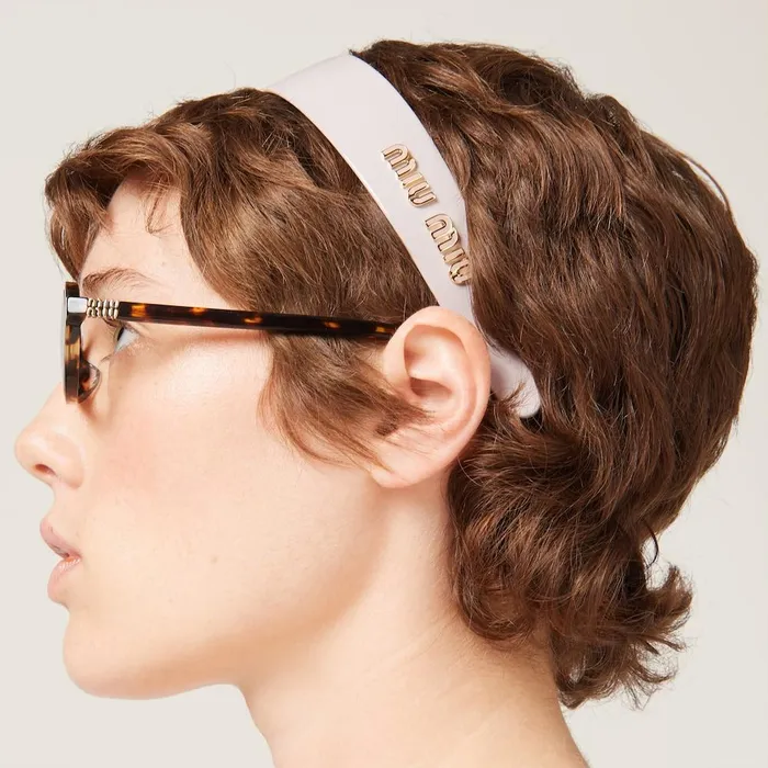 Women Headbands And Hair Accessories Miu Miu Plexiglas Headband Orchid Pink Women Headbands And Hair Accessories Miu Miu Plexiglas Headband Orchid Pink