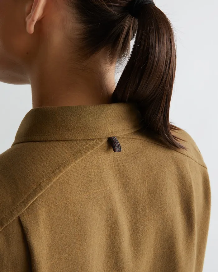 Women Helheim Long Sleeve Shirt Amber Gold Klttermusen Shirts