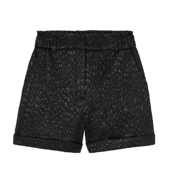 Women HighWaist Shorts 8211 Black Promod Shorts Women HighWaist Shorts 8211 Black Promod Shorts