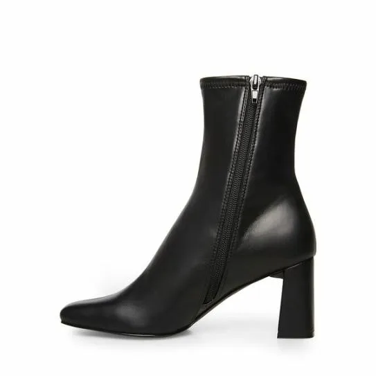 Women HUSH BLACK Black Steve Madden Boots and Booties Women HUSH BLACK Black Steve Madden Boots and Booties