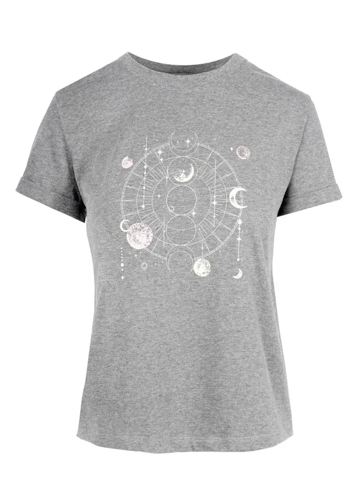 Women Ike Tee In Dark Heather Grey Jessica Simpson Tops and Tees