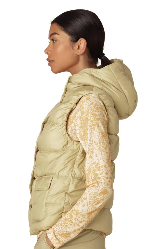 Women Ilse Jacobsen Jackets And Coats Down Vest 8211 Olive Grass