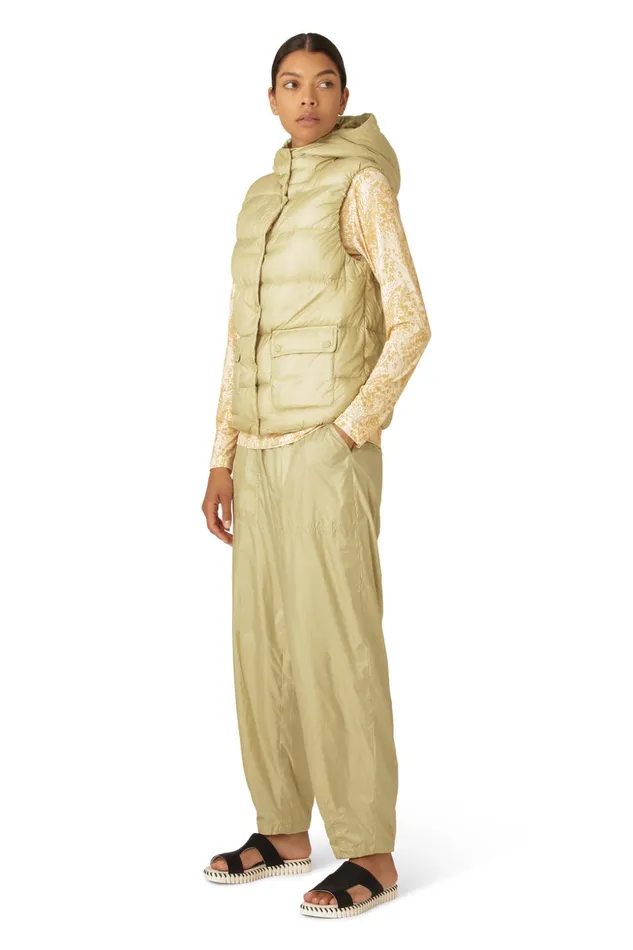 Women Ilse Jacobsen Jackets And Coats Down Vest 8211 Olive Grass