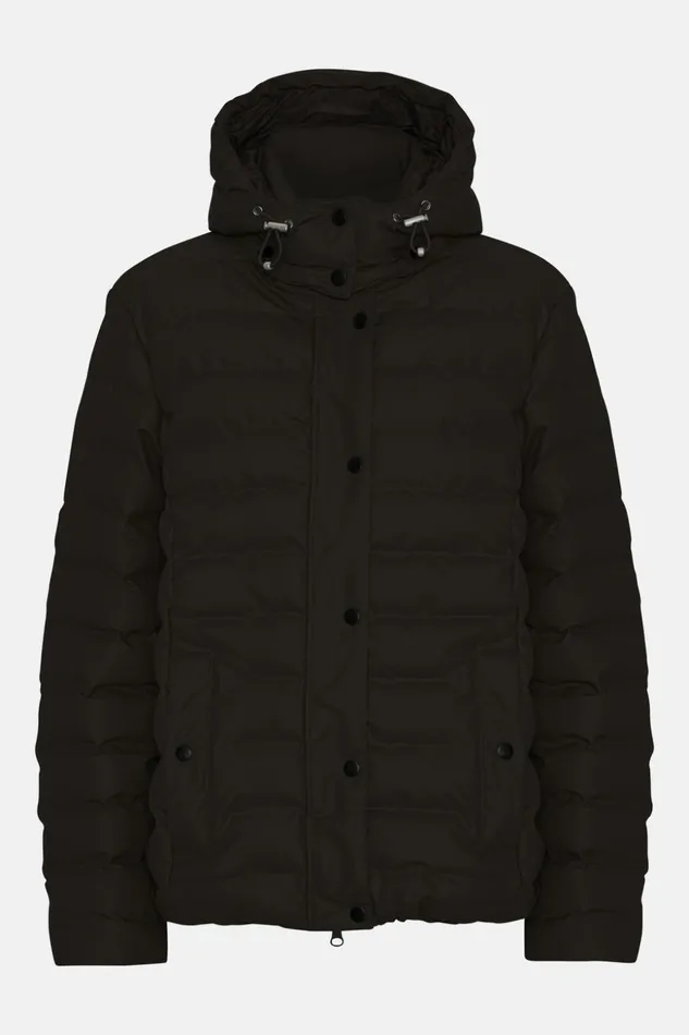 Women Ilse Jacobsen Jackets And Coats Padded Rain Jacket 8211 Black