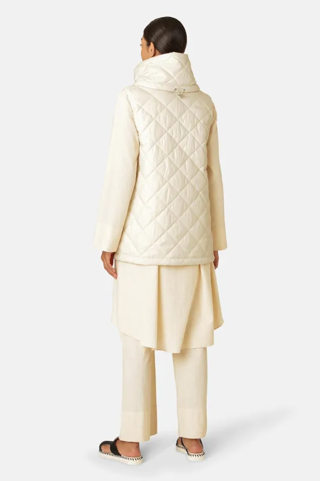 Women Ilse Jacobsen Jackets And Coats Padded Vest 8211 Whitecap Women Ilse Jacobsen Jackets And Coats Padded Vest 8211 Whitecap