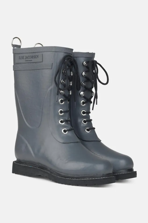 Women Ilse Jacobsen Rainboots Medium 34 Rubber Boots 8211 Grey
