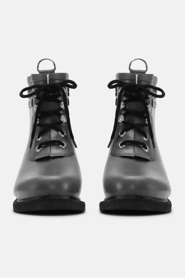 Women Ilse Jacobsen Rainboots Short Short Rubber Boots 8211 Grey Women Ilse Jacobsen Rainboots Short Short Rubber Boots 8211 Grey