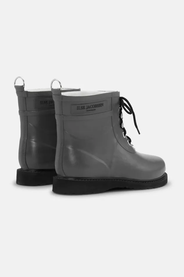 Women Ilse Jacobsen Rainboots Short Short Rubber Boots 8211 Grey Women Ilse Jacobsen Rainboots Short Short Rubber Boots 8211 Grey