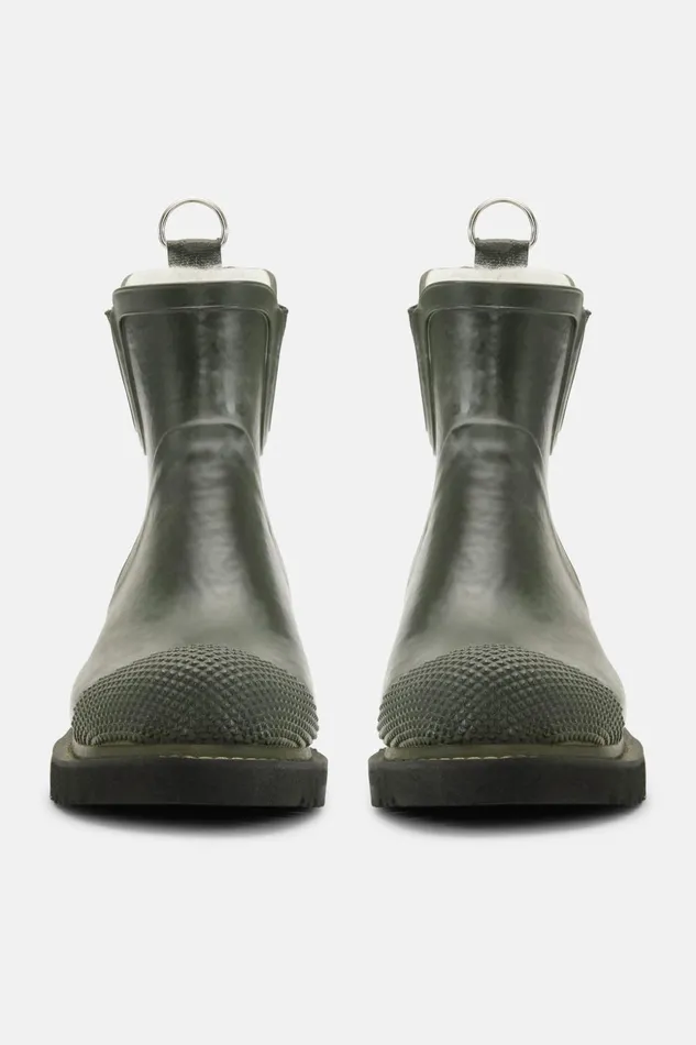 Women Ilse Jacobsen Rainboots Short Short Rubber Boots With High Heel 8211 Army Women Ilse Jacobsen Rainboots Short Short Rubber Boots With High Heel 8211 Army