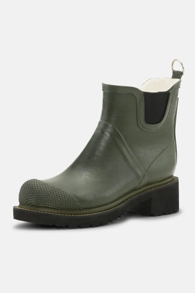 Women Ilse Jacobsen Rainboots Short Short Rubber Boots With High Heel 8211 Army Women Ilse Jacobsen Rainboots Short Short Rubber Boots With High Heel 8211 Army