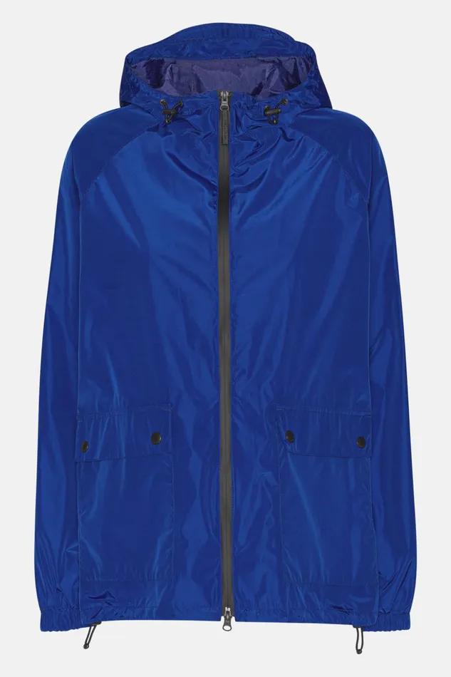 Women Ilse Jacobsen Raincoats Rain Jacket 8211 Blue Web Women Ilse Jacobsen Raincoats Rain Jacket 8211 Blue Web