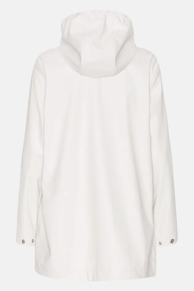 Women Ilse Jacobsen Raincoats Rain Jacket 8211 Milk Creme Women Ilse Jacobsen Raincoats Rain Jacket 8211 Milk Creme