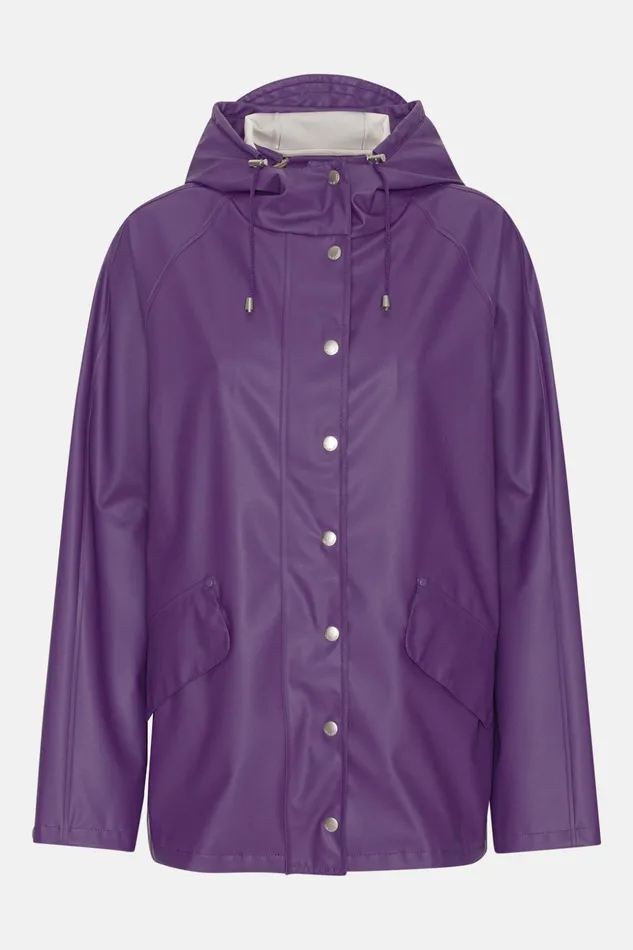 Women Ilse Jacobsen Raincoats Rain Jacket 8211 Purple Rain Women Ilse Jacobsen Raincoats Rain Jacket 8211 Purple Rain