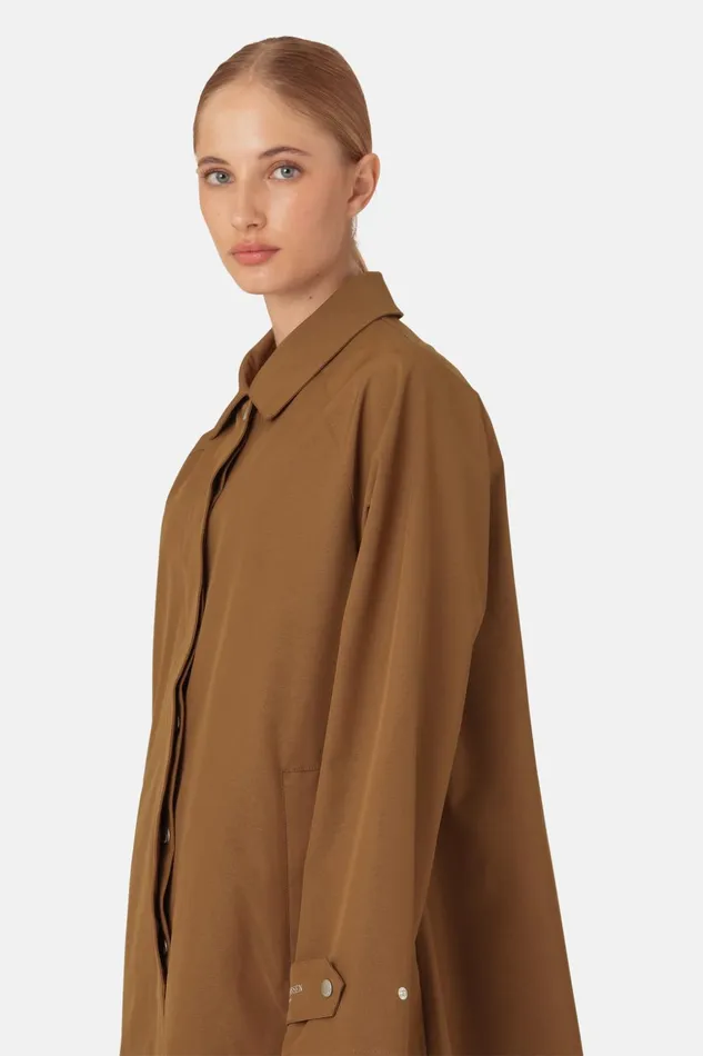 Women Ilse Jacobsen Raincoats Rain Jacket 8211 Walnut