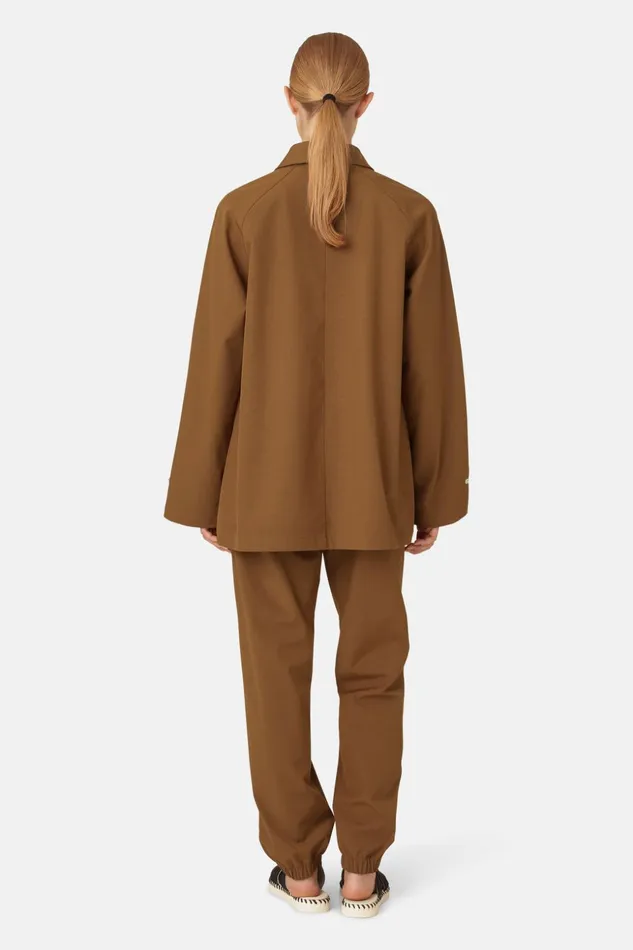 Women Ilse Jacobsen Raincoats Rain Jacket 8211 Walnut